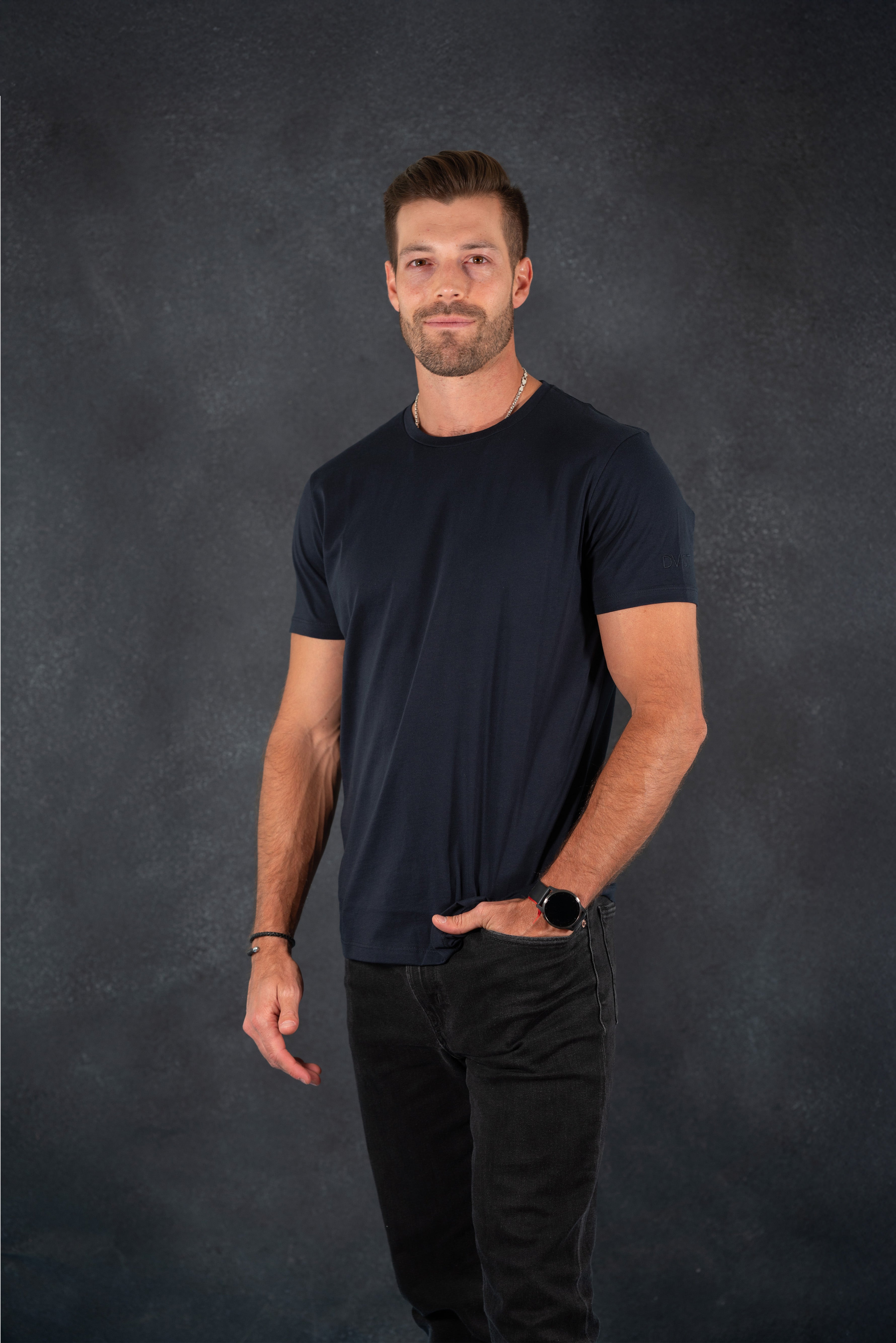 Polera Marbella (Slim) Azul Marino