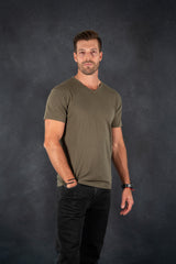 Polera Cadaqués Oliva Oscuro