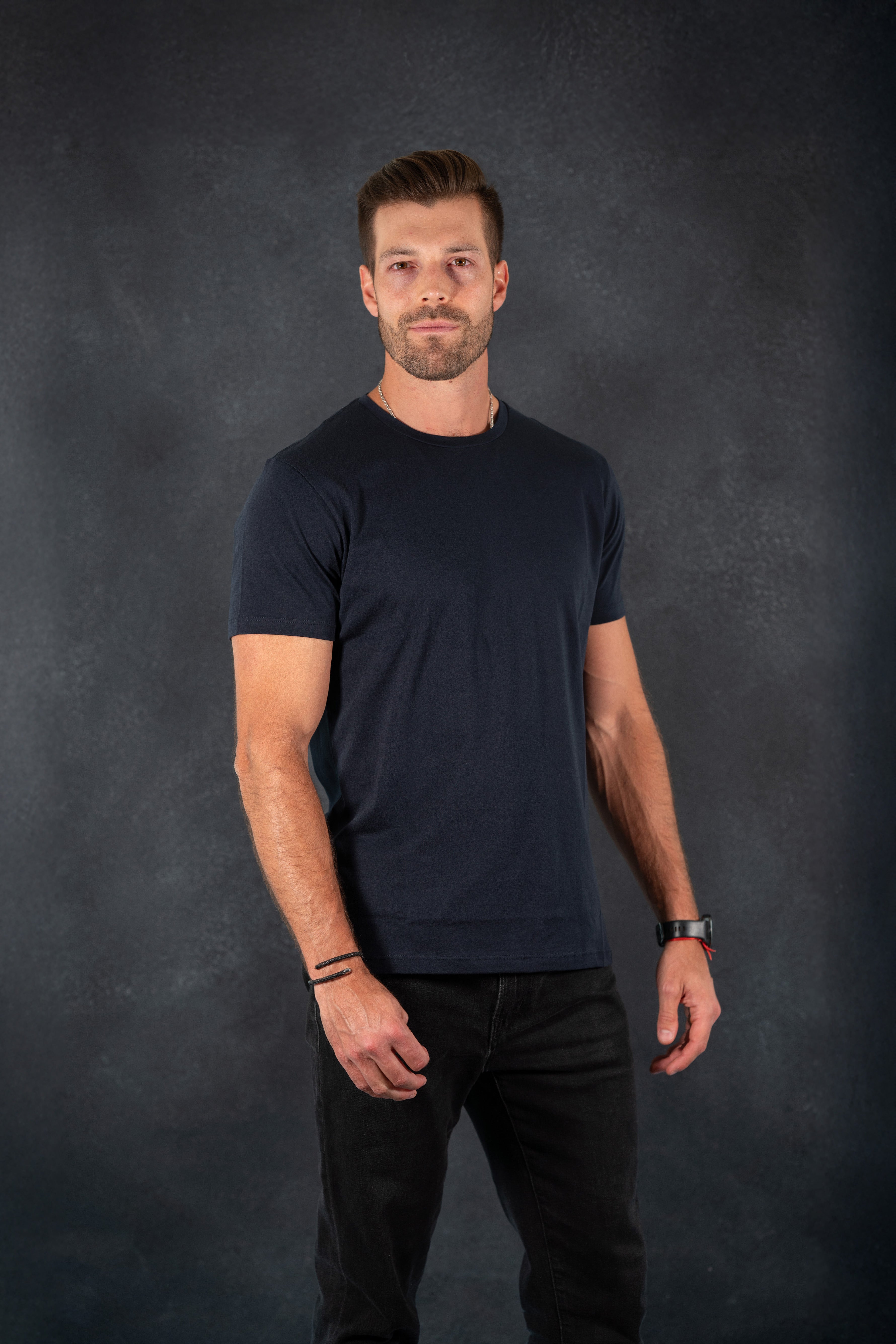 Polera Marbella (Slim) Azul Marino