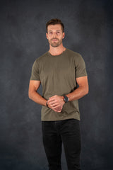 Polera Marbella (Slim) Oliva Oscuro