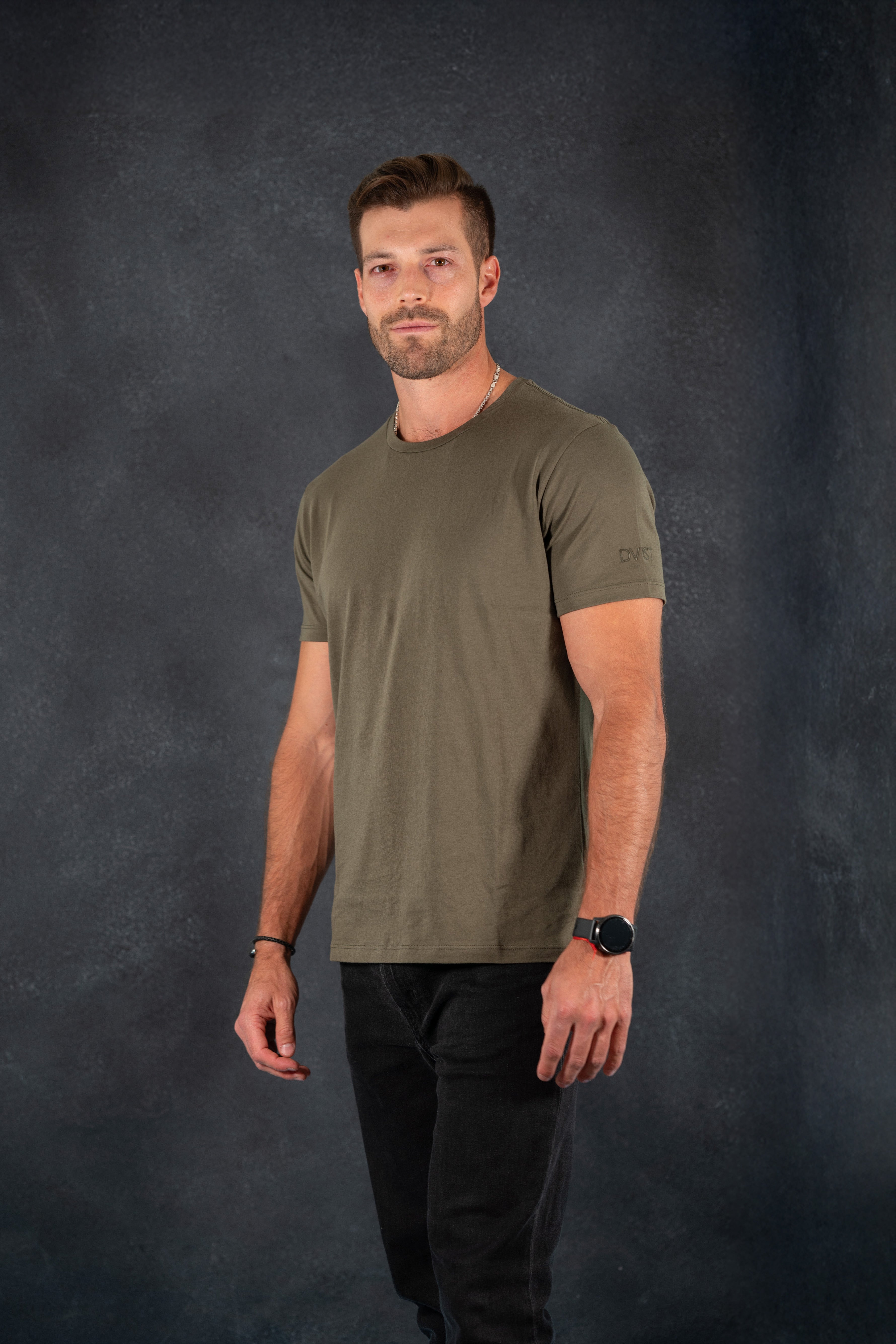 Polera Marbella (Slim) Oliva Oscuro