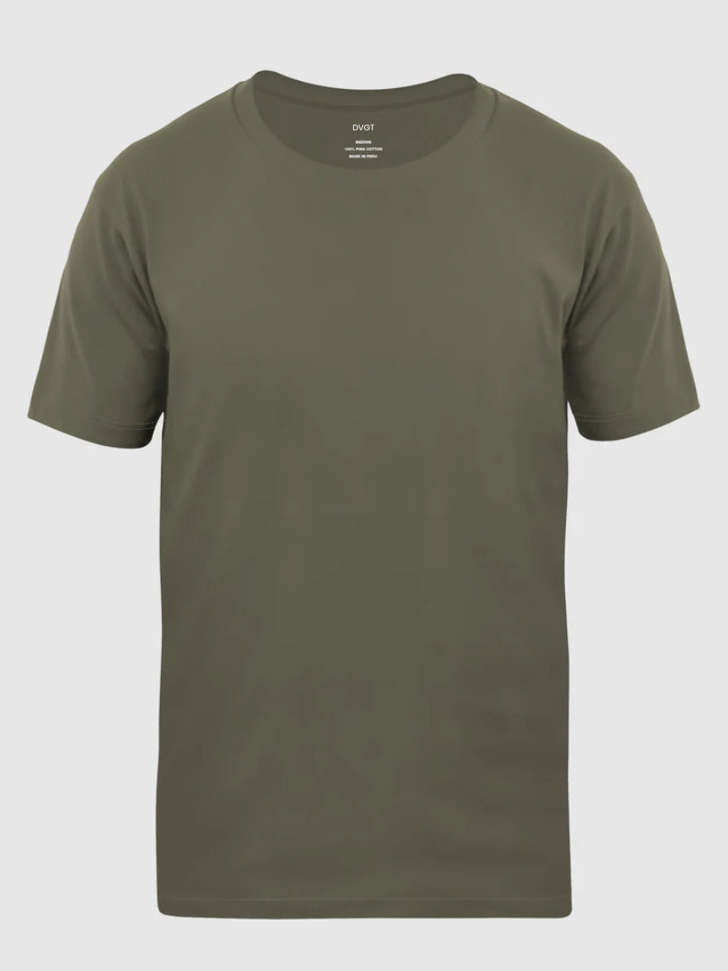 Polera Marbella (Slim) Oliva Oscuro