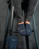 Pack de 4 Pares de Calcetines Invisibles Azul Marino