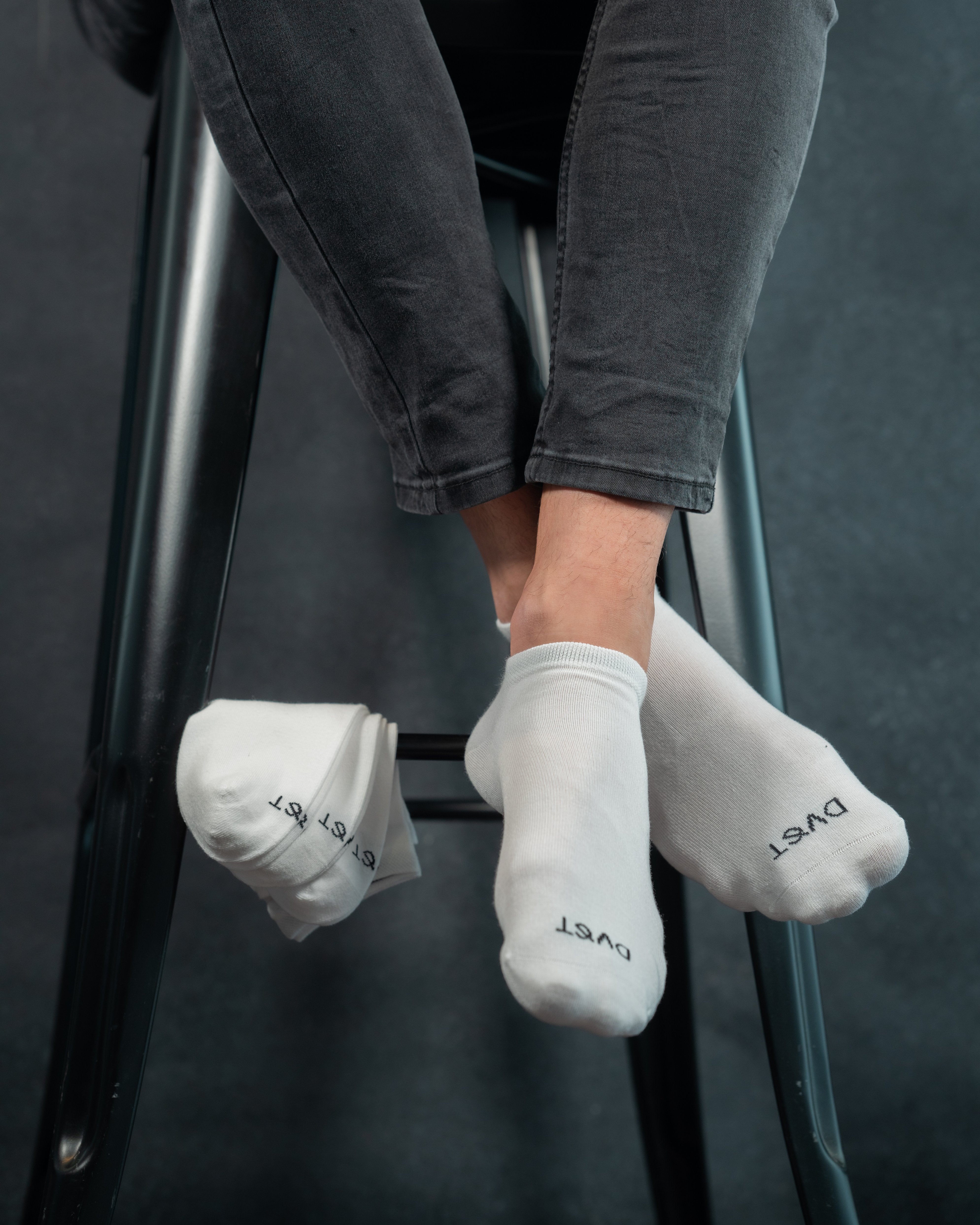 Pack de 4 Pares de Calcetines Delgados Blancos