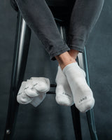 Pack de 4 Pares de Calcetines de Deporte Blancos