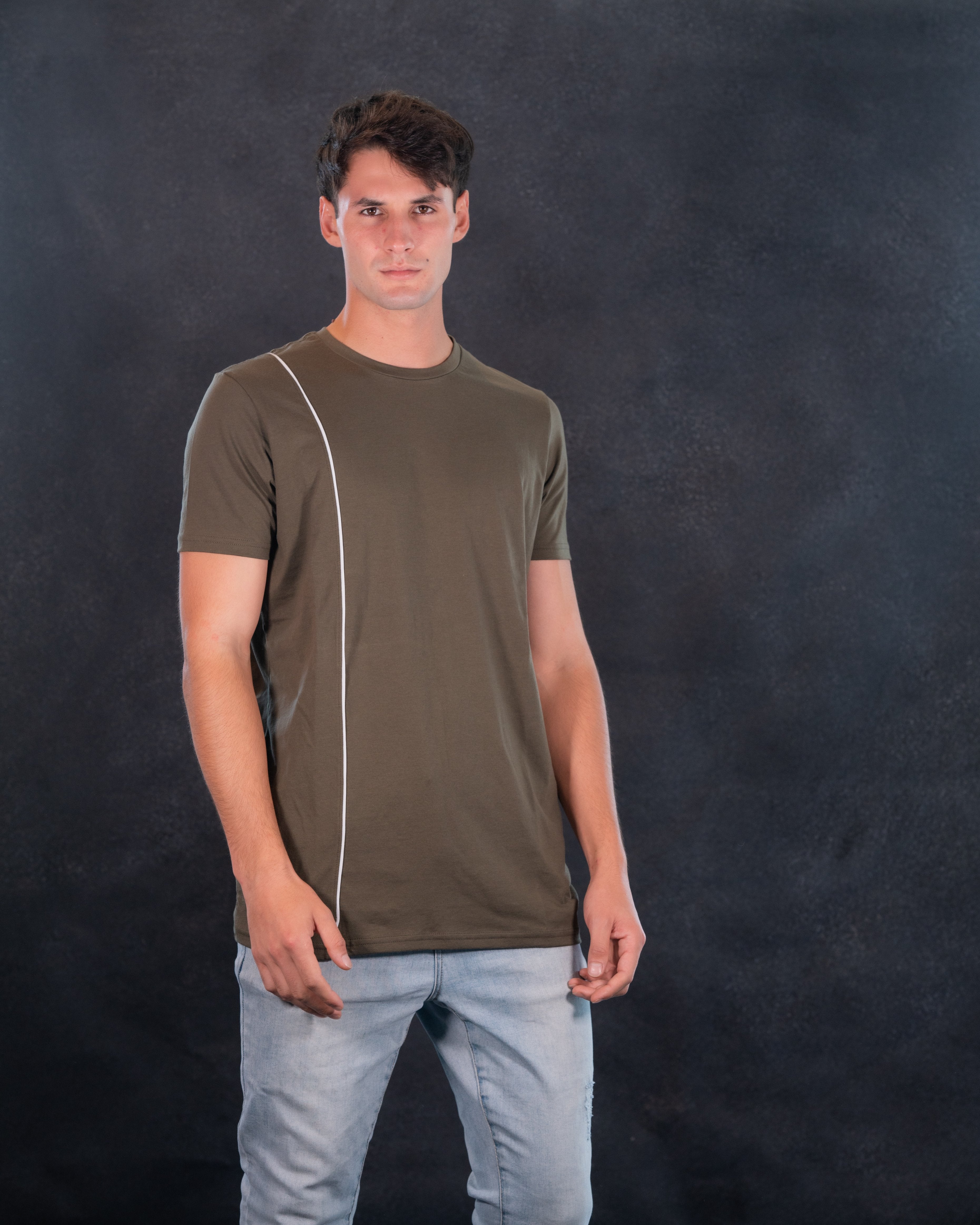 Polera Venezia Oliva Oscuro