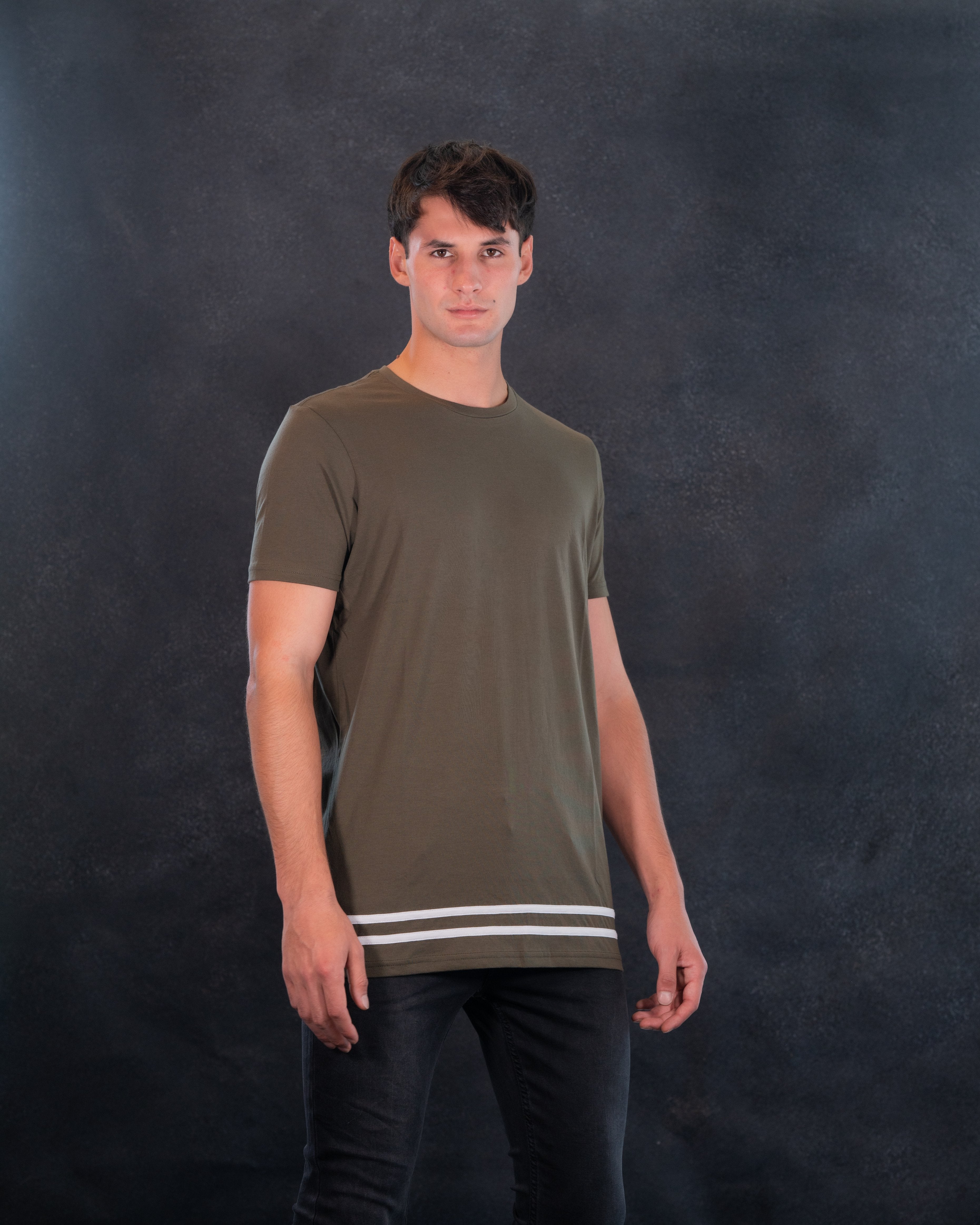 Polera Genova Oliva Oscuro